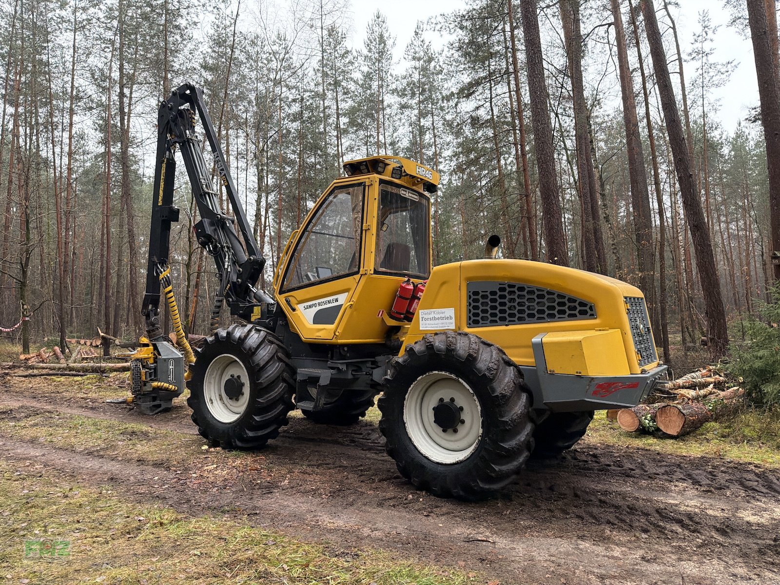 Holzvollernter Türe ait Sampo HR46, Gebrauchtmaschine içinde Leinburg (resim 3)