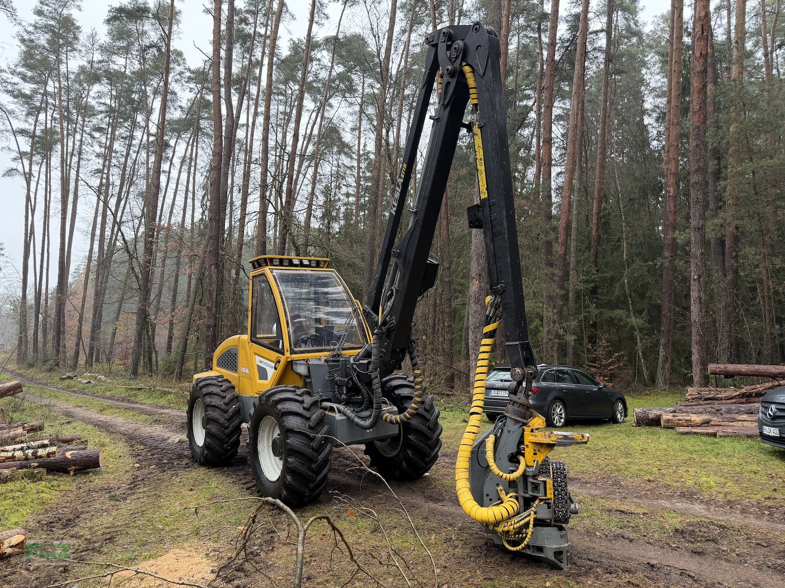 Holzvollernter Türe ait Sampo HR46, Gebrauchtmaschine içinde Leinburg (resim 5)