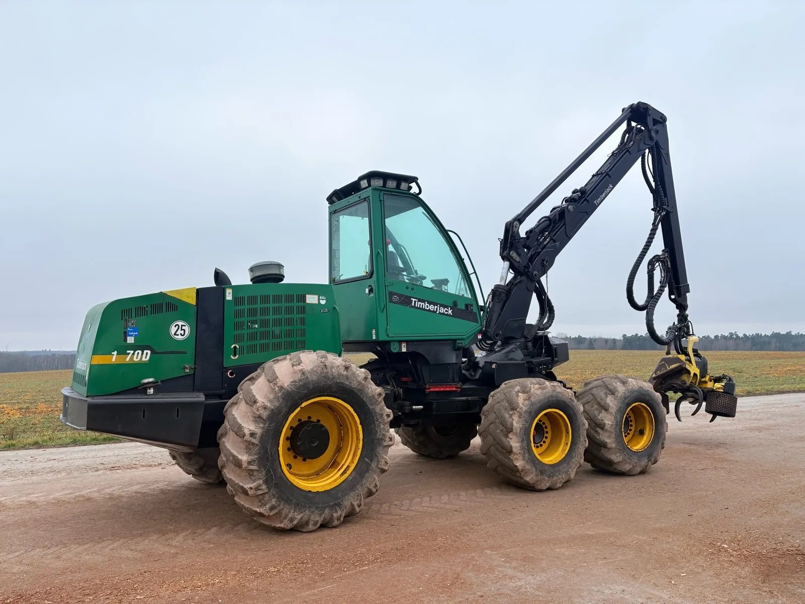 Holzvollernter za tip Timberjack 1470D, Gebrauchtmaschine u Lehrberg  (Slika 4)