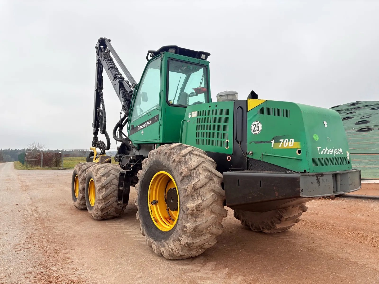 Holzvollernter za tip Timberjack 1470D, Gebrauchtmaschine u Lehrberg  (Slika 7)