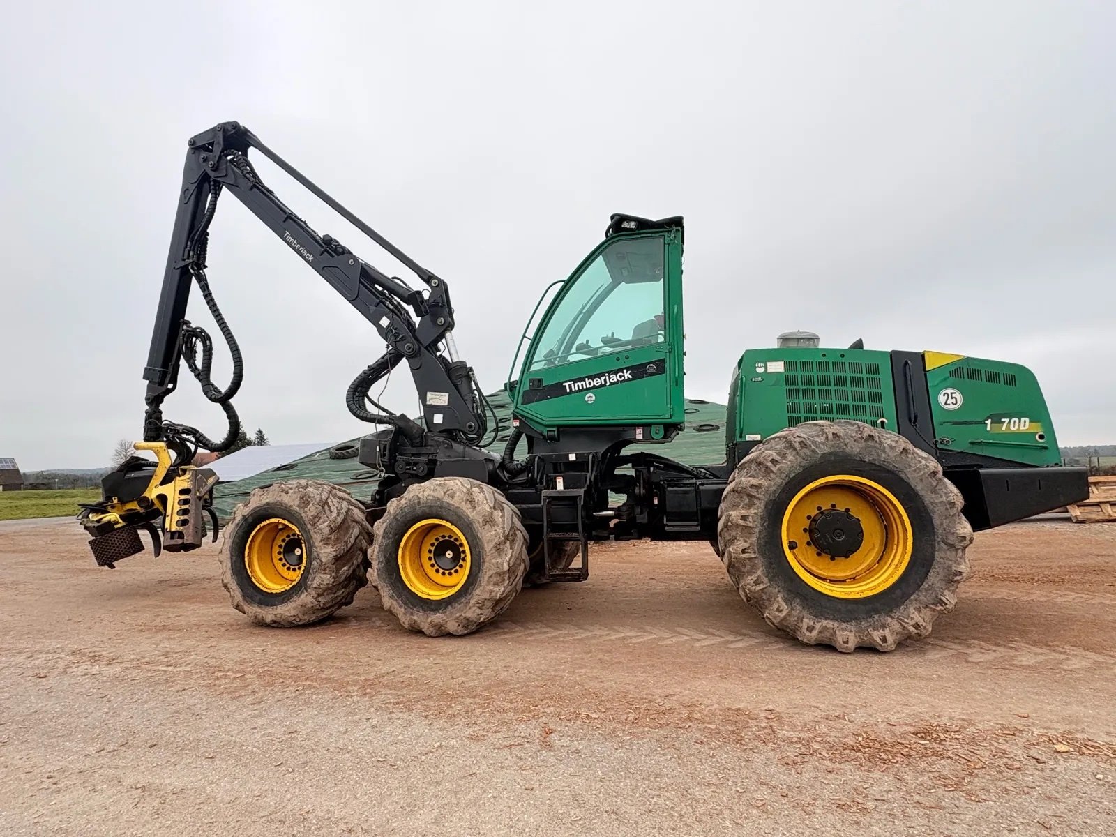 Holzvollernter za tip Timberjack 1470D, Gebrauchtmaschine u Lehrberg  (Slika 8)