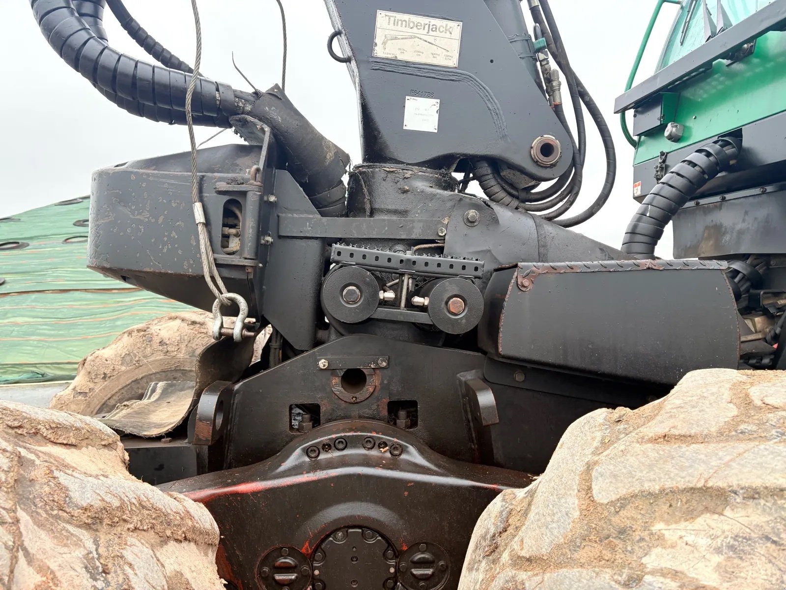 Holzvollernter za tip Timberjack 1470D, Gebrauchtmaschine u Lehrberg  (Slika 18)