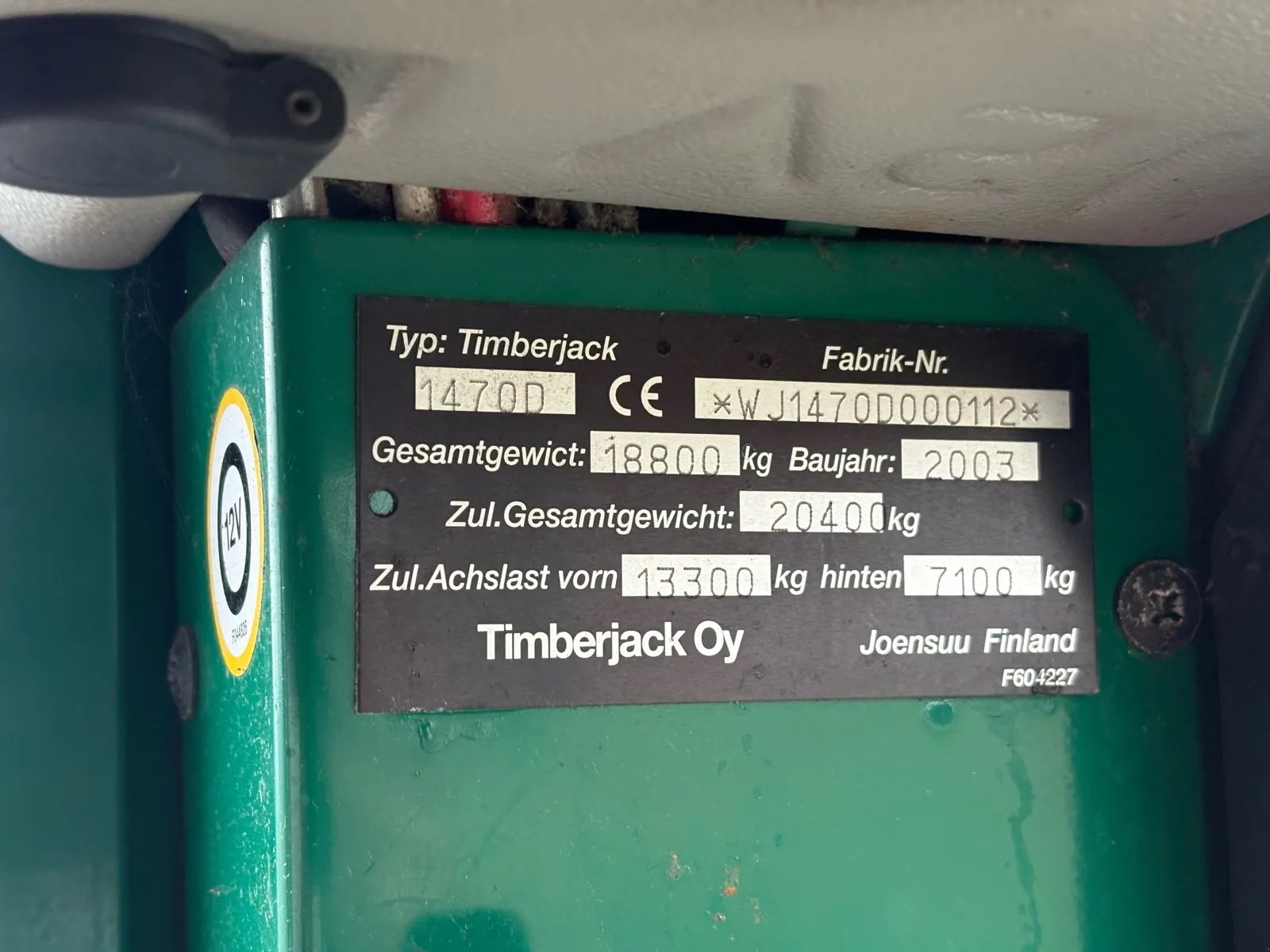 Holzvollernter za tip Timberjack 1470D, Gebrauchtmaschine u Lehrberg  (Slika 26)