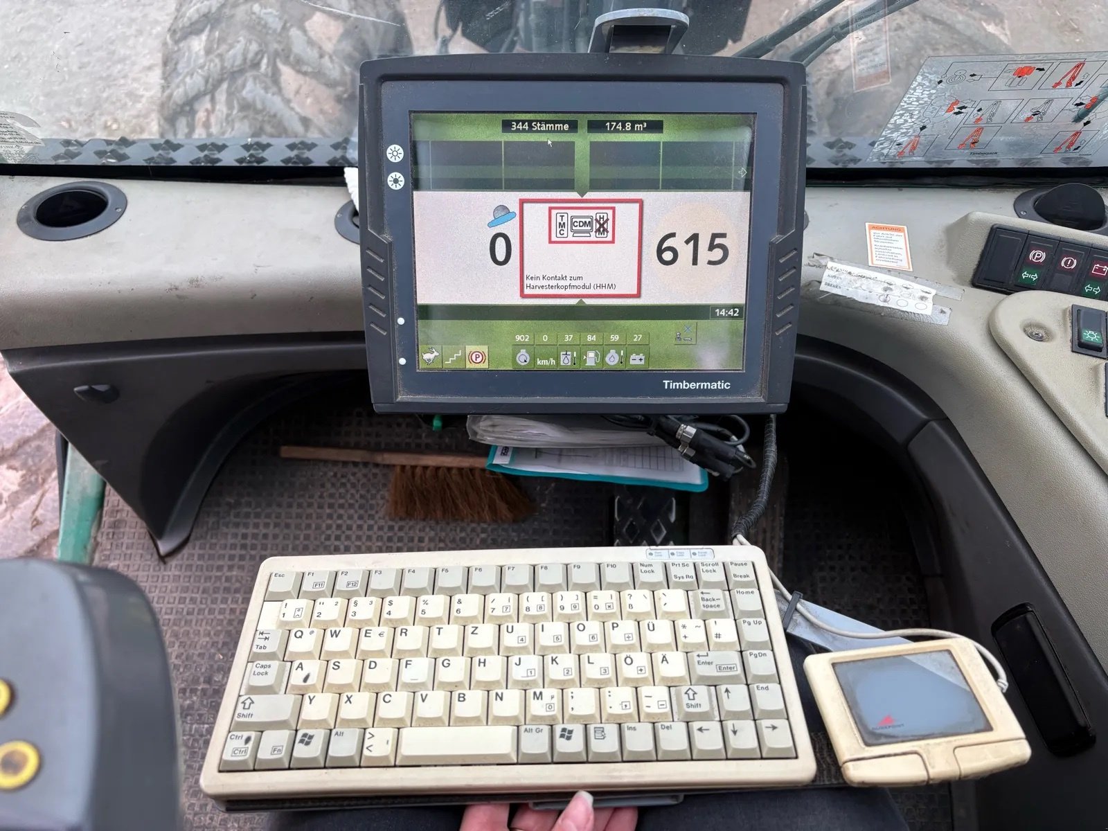 Holzvollernter za tip Timberjack 1470D, Gebrauchtmaschine u Lehrberg  (Slika 28)