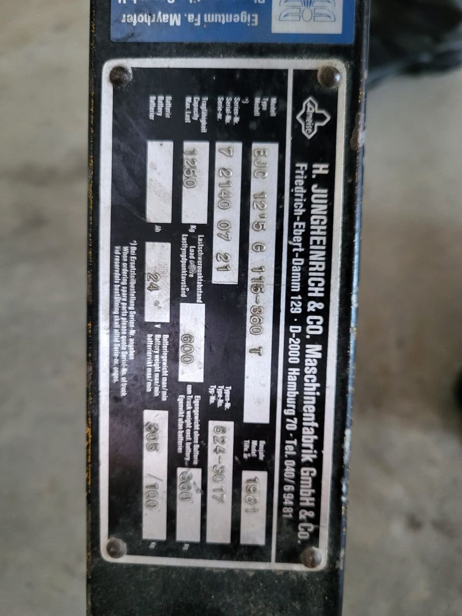 Hubgerüst типа Jungheinrich Ameise, Hubwagen, Stapler, Gebrauchtmaschine в NATTERNBACH (Фотография 18)