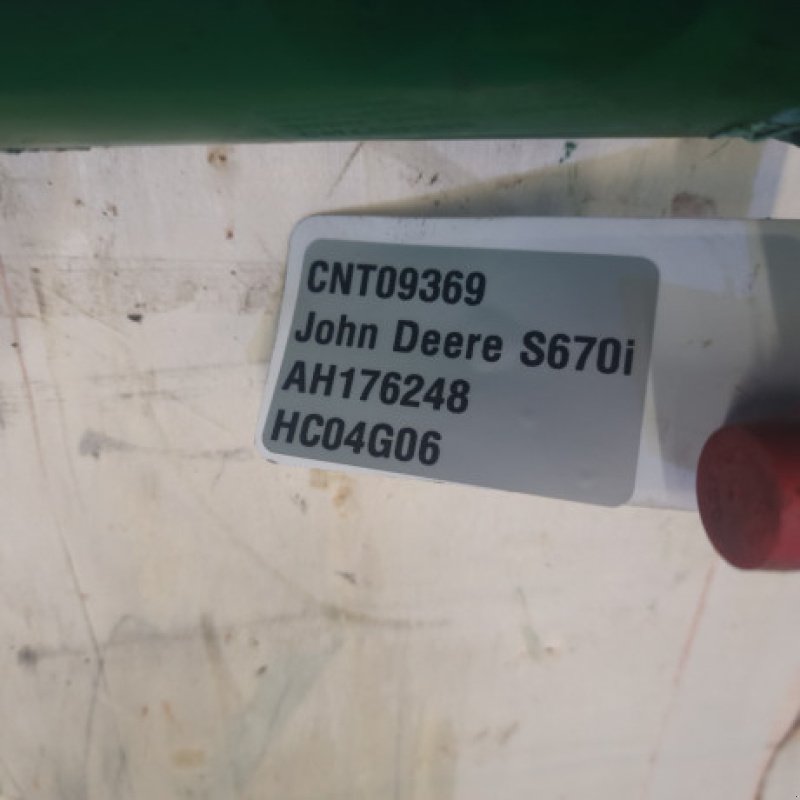 hydraulische Anlage типа John Deere S670, Gebrauchtmaschine в Hemmet (Фотография 7)