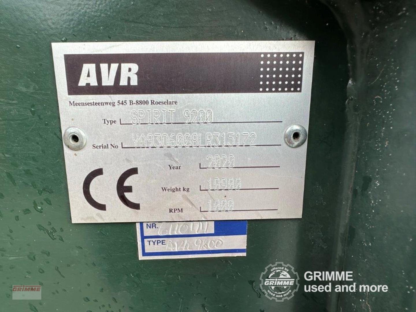 Kartoffel-VE a típus AVR AVR SPIRIT 9200, Gebrauchtmaschine ekkor: Rødkærsbro (Kép 20)