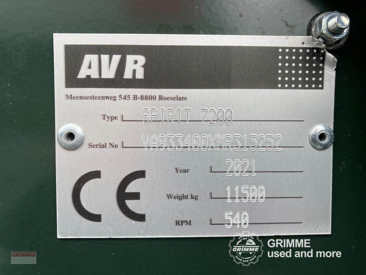 Kartoffel-VE a típus AVR SPIRIT 7200, Gebrauchtmaschine ekkor: Damme (Kép 22)