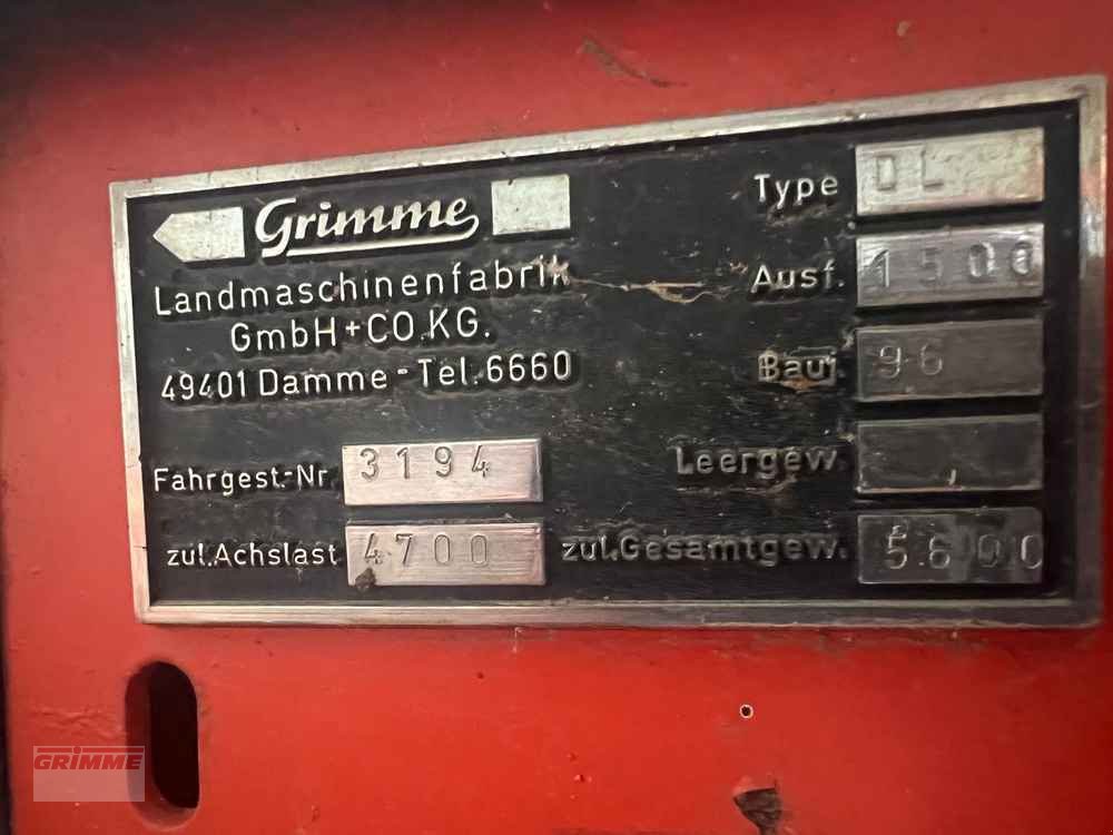 Kartoffel-VE типа Grimme DL1500, Gebrauchtmaschine в Co.Dublin (Фотография 6)