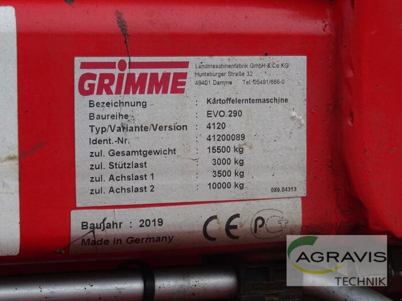 Kartoffel-VE a típus Grimme EVO 290 NB, Gebrauchtmaschine ekkor: Uelzen (Kép 22)
