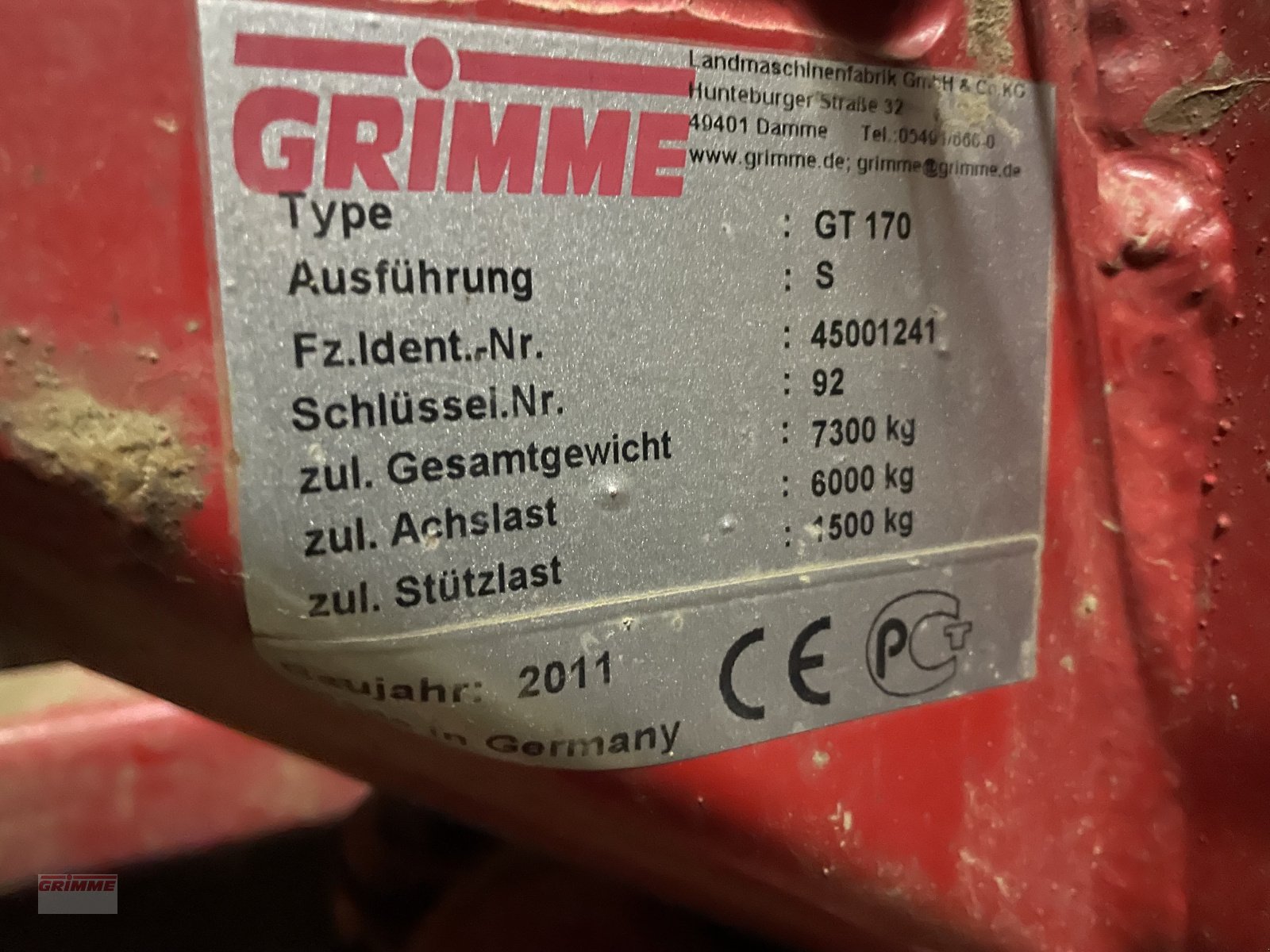 Kartoffel-VE tip Grimme GT 170, Gebrauchtmaschine in Hardifort (Poză 9)