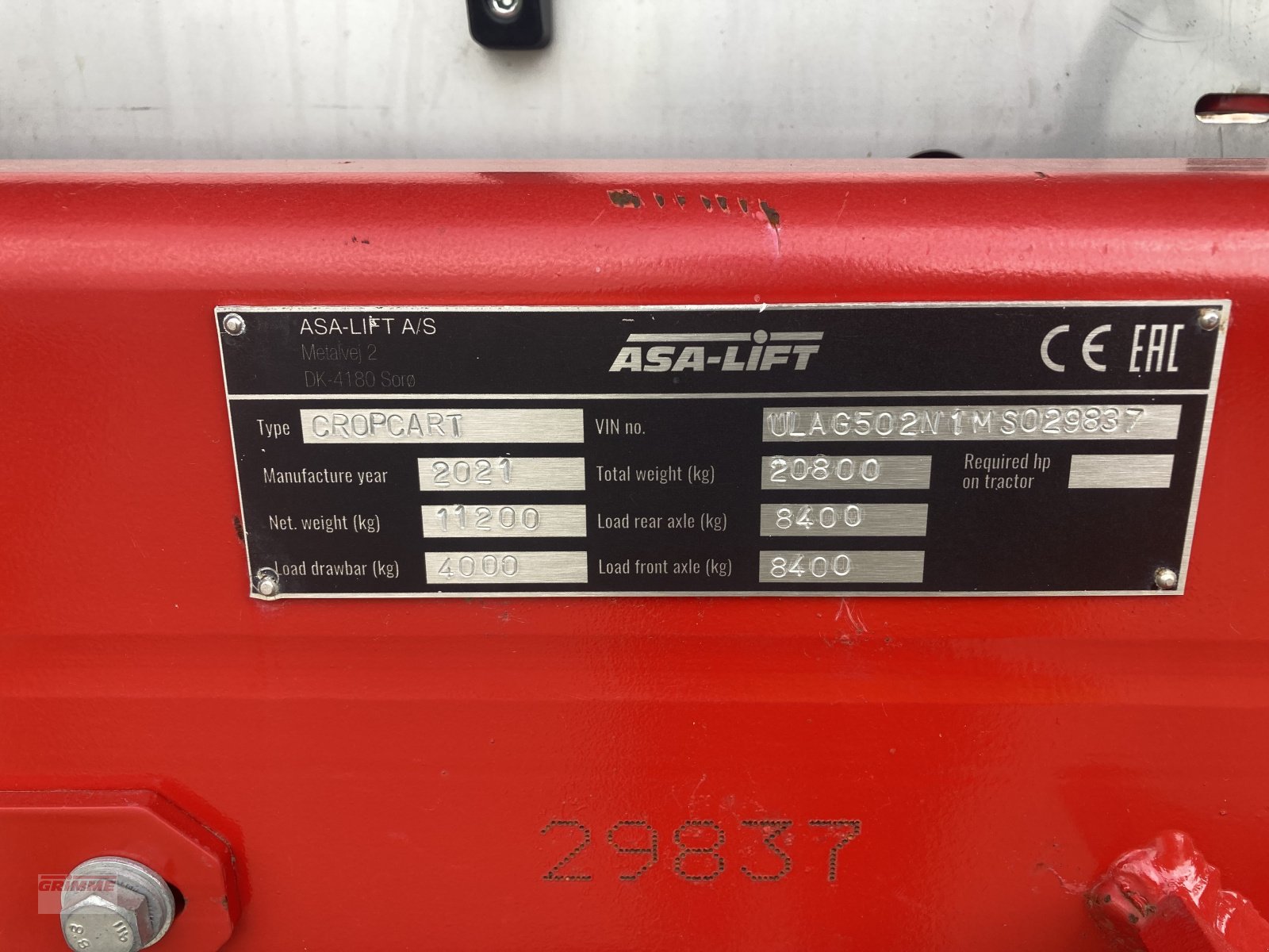 Kartoffellagerungstechnik типа ASA-Lift Cropcart, Gebrauchtmaschine в Boston (Фотография 12)