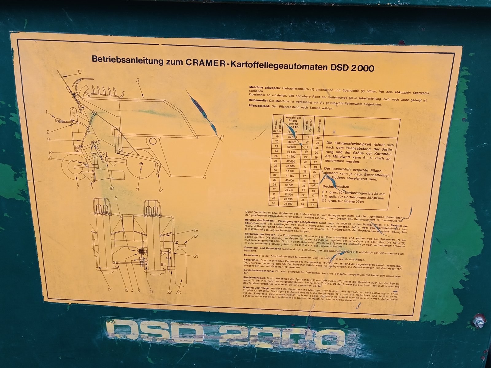 Kartoffellegemaschine des Typs Cramer DSD 2000, Gebrauchtmaschine in Speichersdorf (Bild 5)