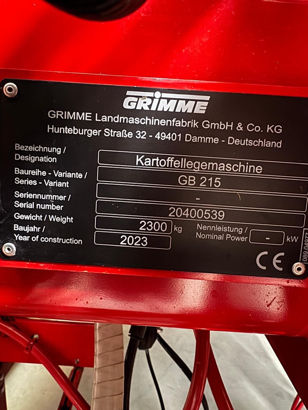 Kartoffellegemaschine typu Grimme GB 215, Gebrauchtmaschine w Schrobenhausen (Zdjęcie 14)