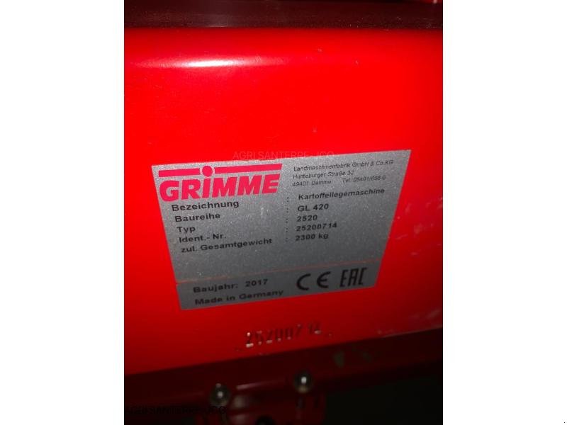 Kartoffellegemaschine typu Grimme GL 420, Gebrauchtmaschine w ROYE (Zdjęcie 3)