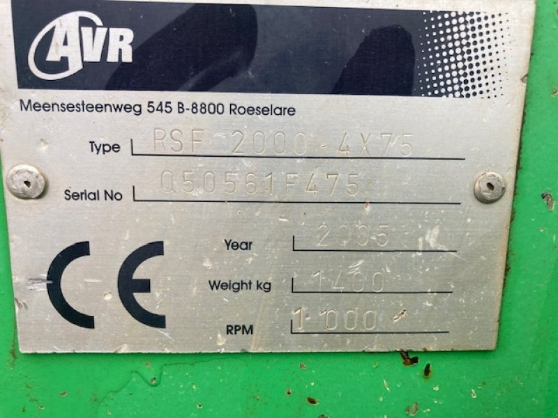 Kartoffelpflegetechnik типа AVR keine Grimme RSF 2000, Gebrauchtmaschine в Hollstadt (Фотография 3)