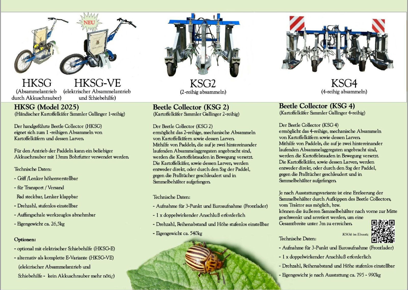 Kartoffelpflegetechnik typu Gallinger Maschinenbau Beetle Collector HKSG, Neumaschine w Halsbach (Zdjęcie 11)