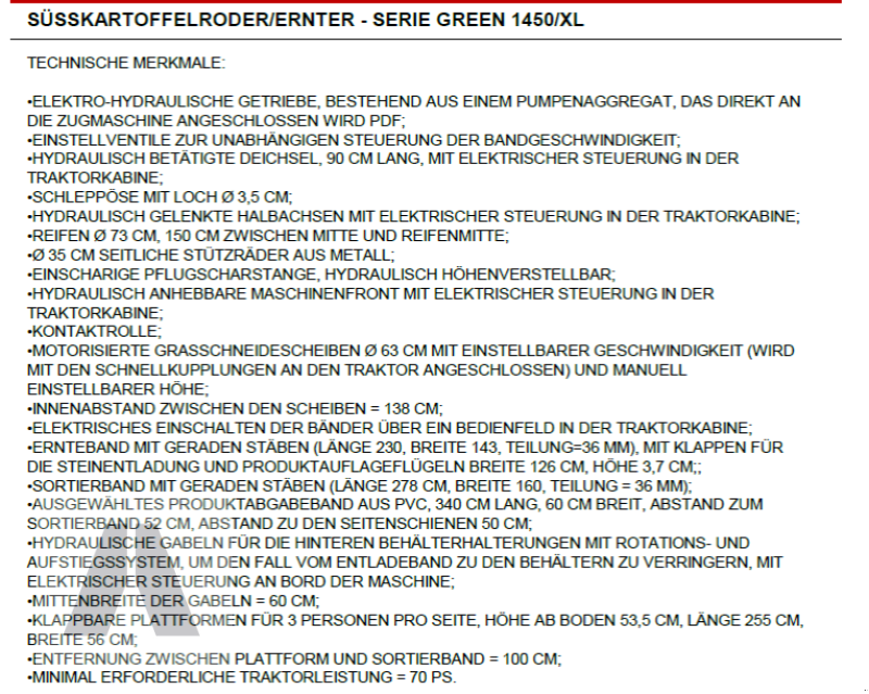 Kartoffelroder Türe ait Carlotti H1450 XL Süßkartoffel-Gemüse-Roder, Gebrauchtmaschine içinde Langweid am Lech (resim 13)