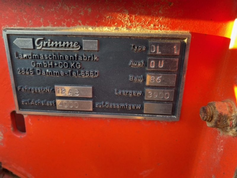 Kartoffelroder typu Grimme DL1500, Gebrauchtmaschine w Richebourg (Zdjęcie 5)