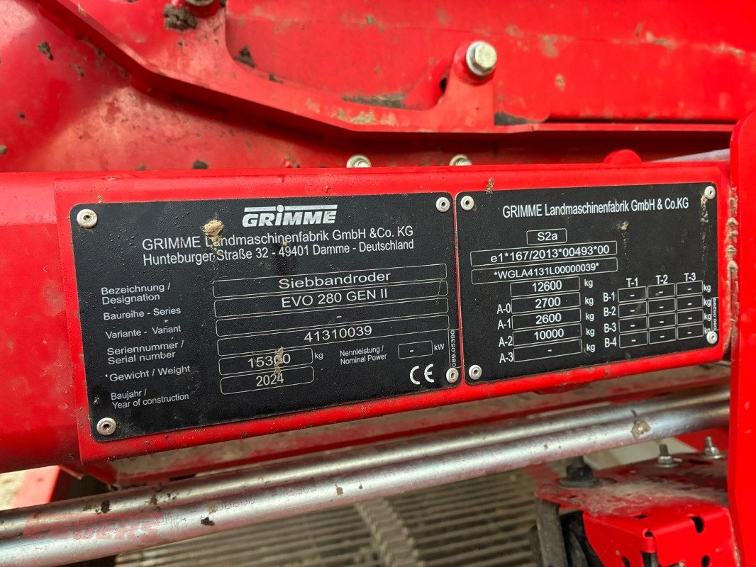 Kartoffelroder typu Grimme EVO 280 ClodSep GEN II, Gebrauchtmaschine v Suhlendorf (Obrázek 7)