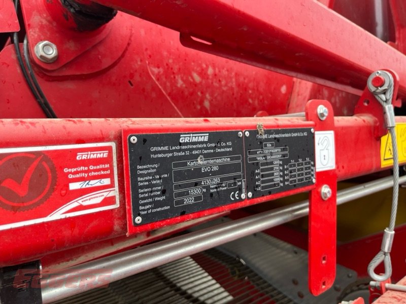 Kartoffelroder typu Grimme EVO 280 ClodSep, Gebrauchtmaschine v Suhlendorf (Obrázek 21)