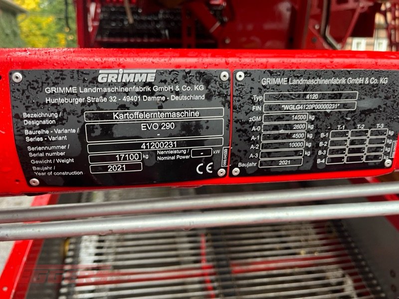 Kartoffelroder typu Grimme EVO 290 ClodSep, Gebrauchtmaschine v Suhlendorf (Obrázek 15)