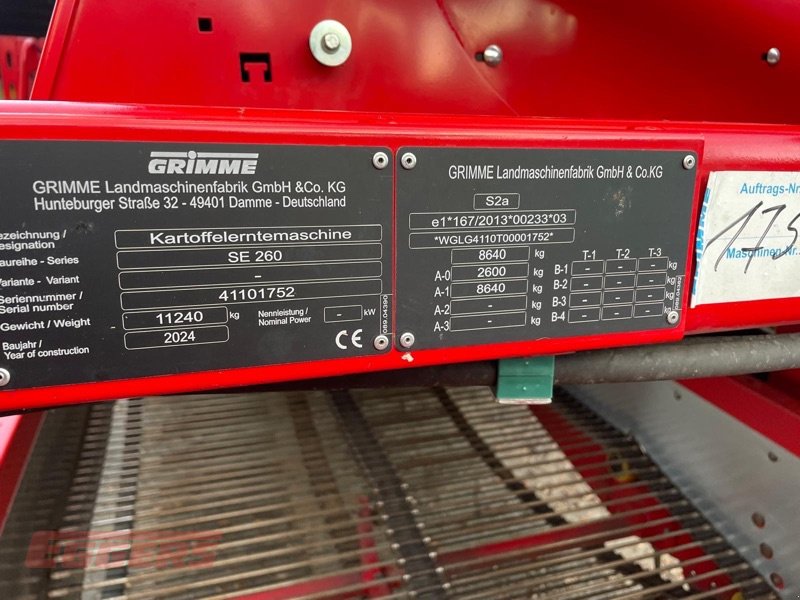 Kartoffelroder typu Grimme SE 260 UB, Gebrauchtmaschine v Suhlendorf (Obrázek 21)