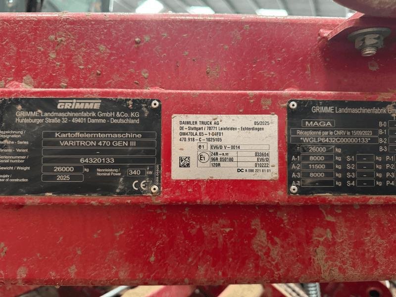 Kartoffelroder typu Grimme VARITRON 470 III, Gebrauchtmaschine v ESCAUDOEUVRES (Obrázek 7)