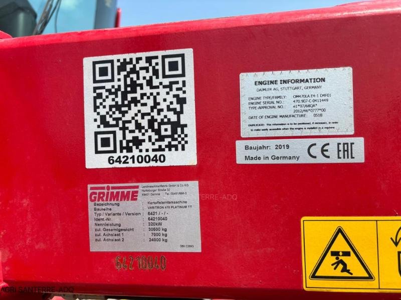 Kartoffelroder typu Grimme VARITRON, Gebrauchtmaschine v ROYE (Obrázek 4)