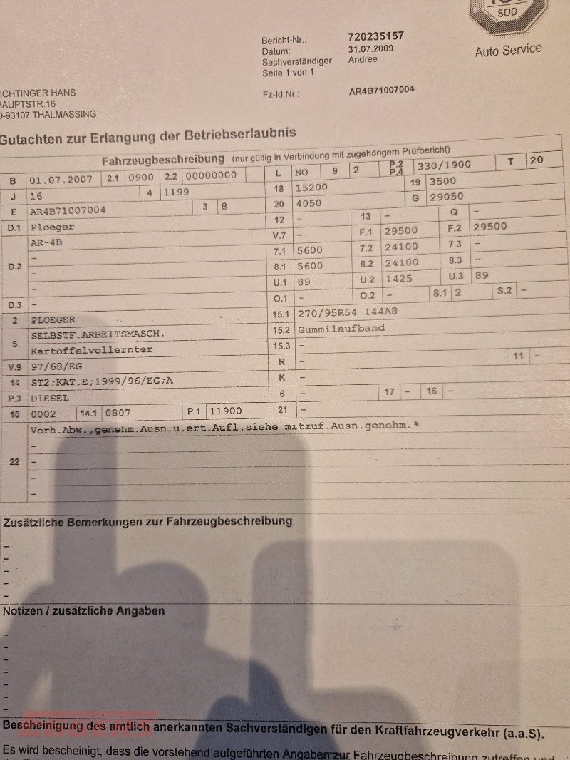 Kartoffelroder of the type Ploeger AR-4B, Gebrauchtmaschine in Suhlendorf (Picture 12)