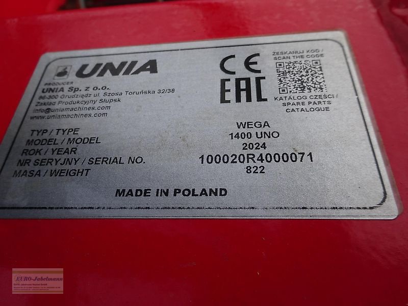 Kartoffelroder des Typs Unia Siebkettenroder Wega 1400 mit Querband, Vorführmaschine, 2024, Vorführmaschine in Itterbeck (Bild 22)