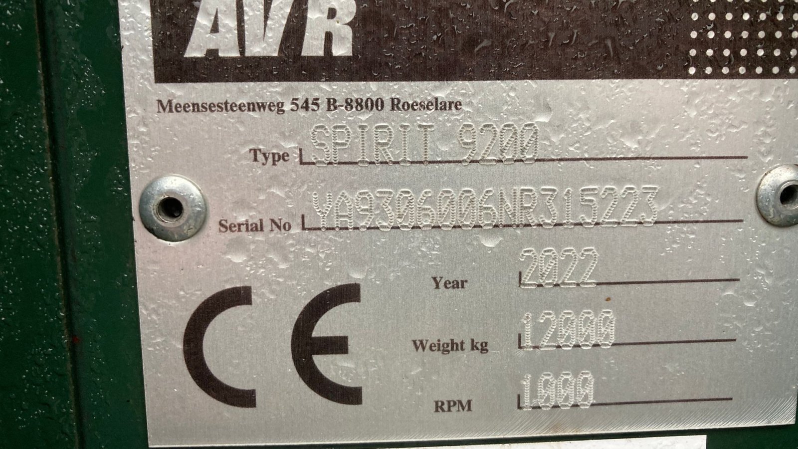 Kartoffelvollernter of the type AVR SPIRIT 9200 Hjultræk, Gebrauchtmaschine in Horsens (Picture 20)