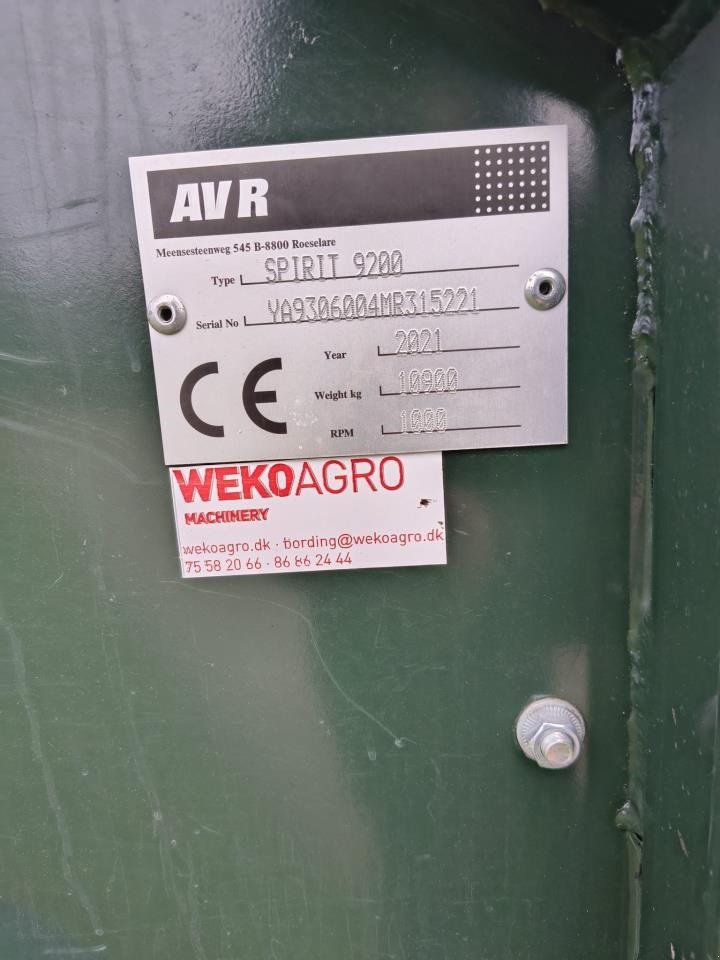 Kartoffelvollernter типа AVR SPIRIT 9200, Gebrauchtmaschine в Bording (Фотография 16)