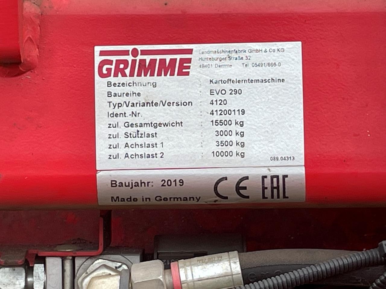 Kartoffelvollernter typu Grimme EVO 290 AirSep, Gebrauchtmaschine v Bording (Obrázek 16)