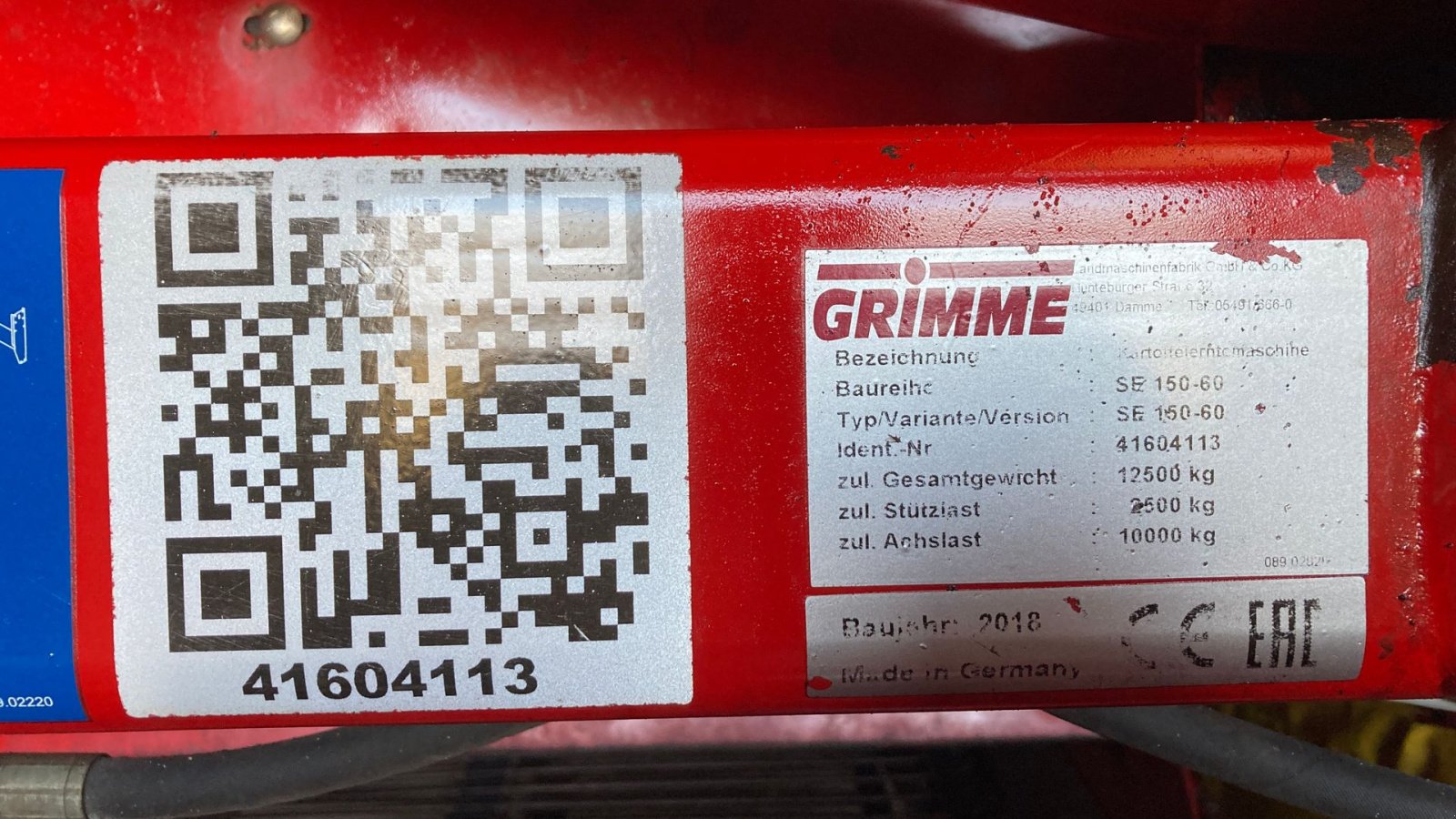 Kartoffelvollernter typu Grimme SE 150-60 NB - Hjultræk, Gebrauchtmaschine w Horsens (Zdjęcie 7)