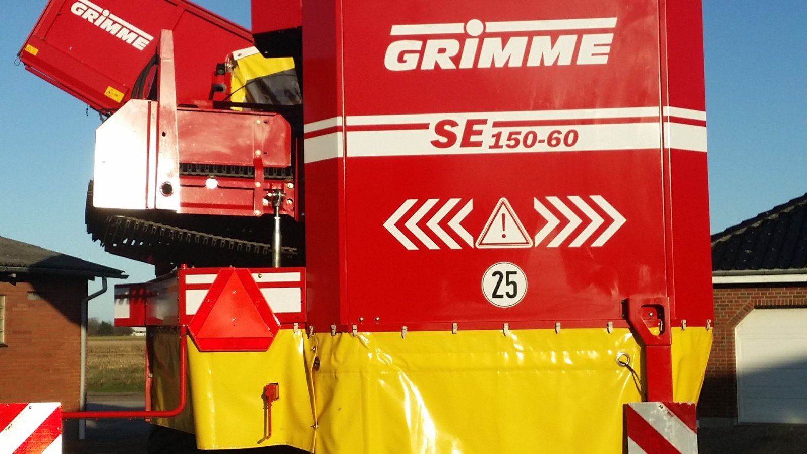 Kartoffelvollernter des Typs Grimme SE 150-60 UB XXL Ny maskine årg. 2025 kun kørt 129 ha med hjultræk og ekstra bredde rensebånd., Gebrauchtmaschine in Bylderup-Bov (Bild 3)