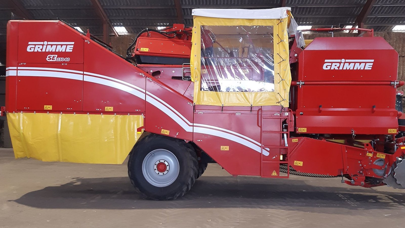 Kartoffelvollernter des Typs Grimme SE 150-60 UB XXL Ny maskine årg. 2025 kun kørt 129 ha med hjultræk og ekstra bredde rensebånd., Gebrauchtmaschine in Bylderup-Bov (Bild 2)