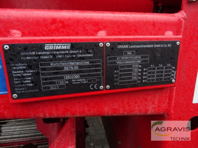 Kartoffelvollernter Türe ait Grimme SE 85-55 SB, Gebrauchtmaschine içinde Uelzen (resim 8)