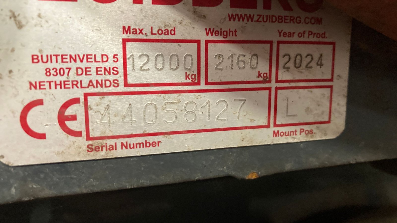 Kartoffelvollernter типа Zuidberg 900 mm, Gebrauchtmaschine в Horsens (Фотография 5)