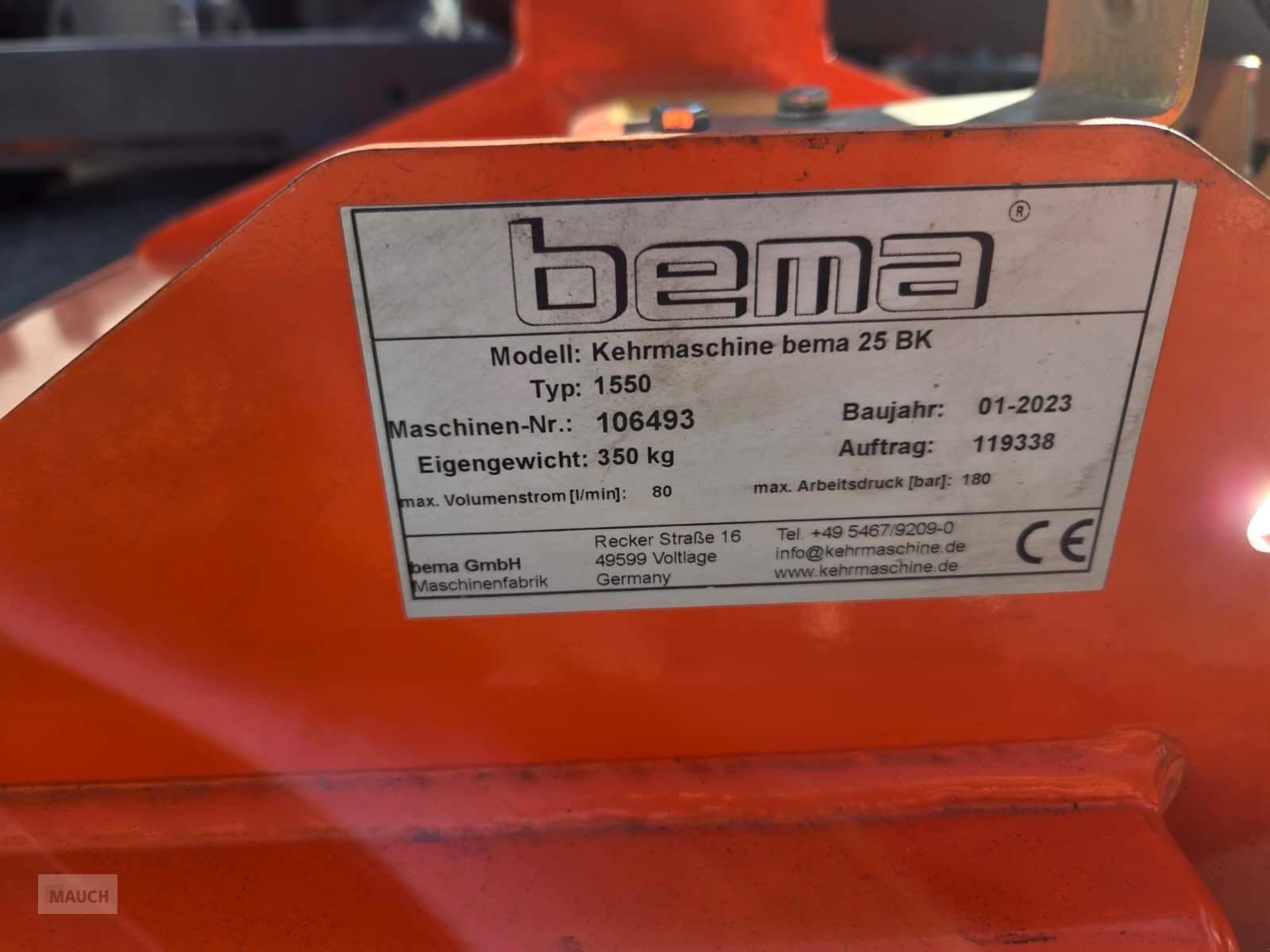 Kehrmaschine del tipo Bema 25 Kehrmaschine 1550mm, Vorführmaschine en Burgkirchen (Imagen 5)