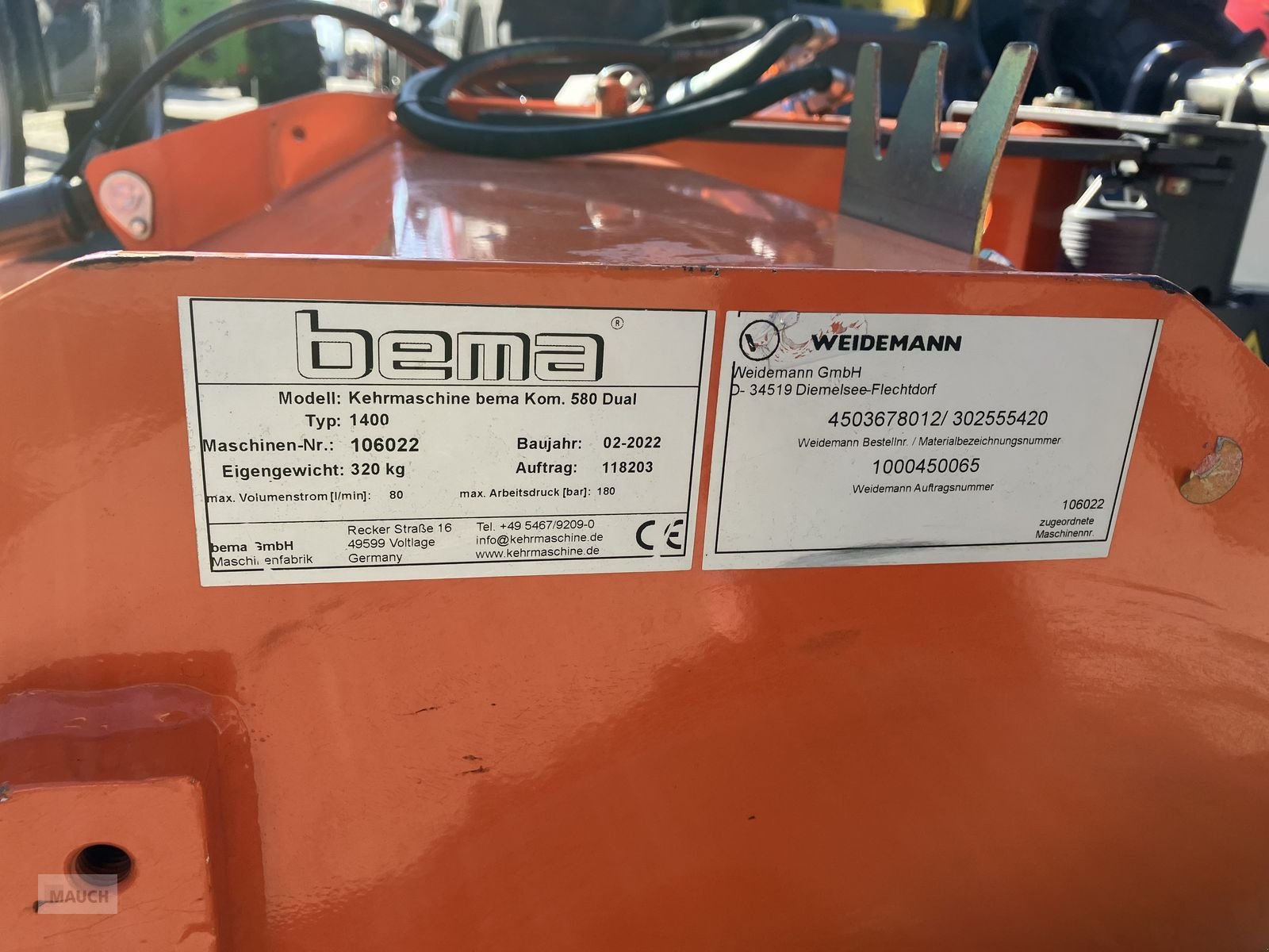 Kehrmaschine van het type Bema 580 Kommunalkehrmaschine Vorführer, Vorführmaschine in Burgkirchen (Foto 2)