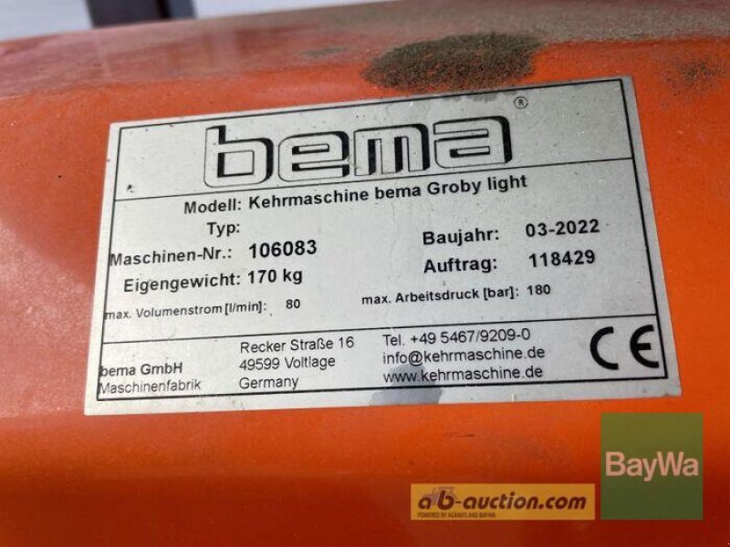 Kehrmaschine des Typs Bema GROBY LIGHT - MECH.ANTRIEB, Gebrauchtmaschine in Bamberg (Bild 11)