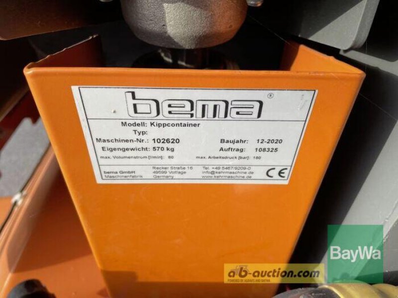 Kehrmaschine tip Bema KIPPCONTAINER GEBLÄSE/SAUGDÜS, Gebrauchtmaschine in Bamberg (Poză 4)