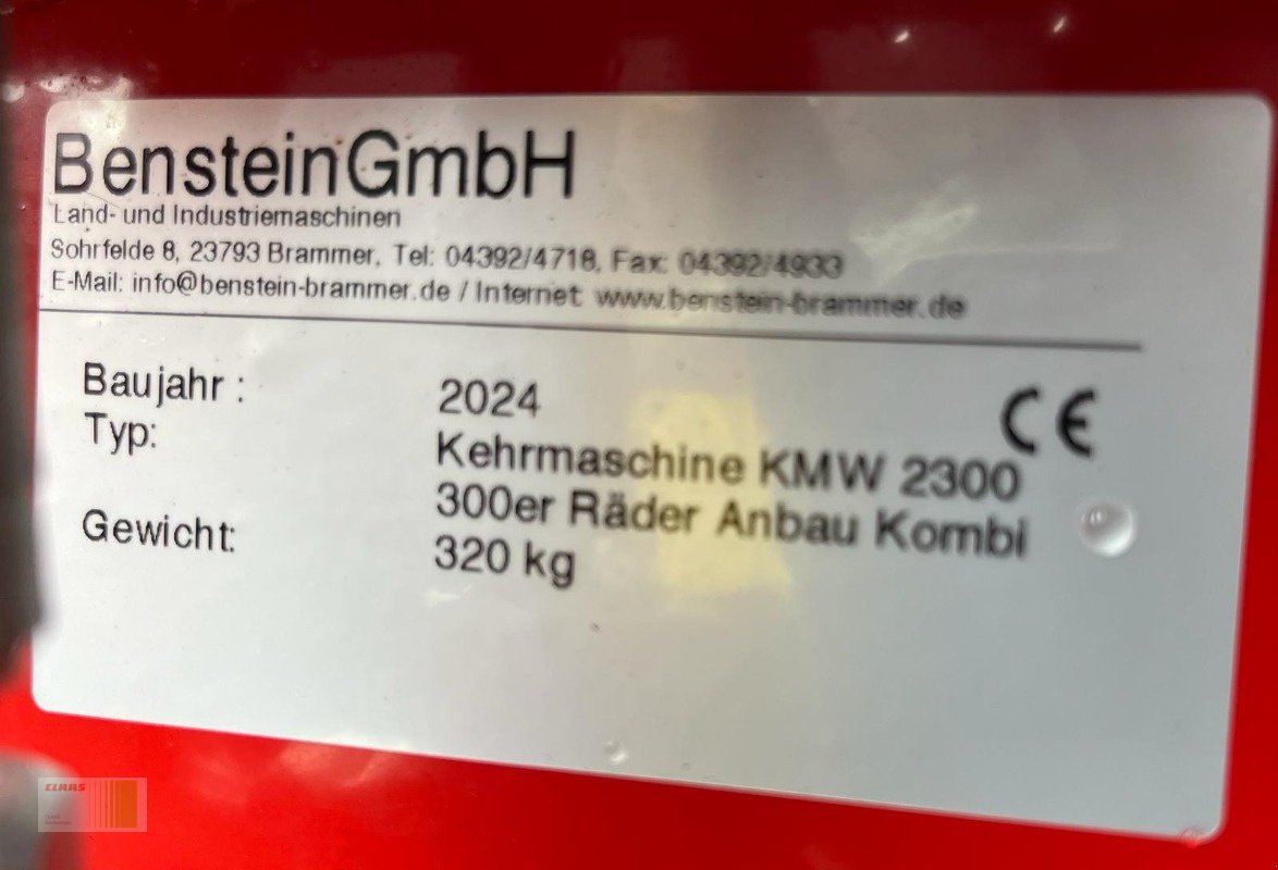 Kehrmaschine typu Benstein BMB KM 2300, Gebrauchtmaschine v Risum-Lindholm (Obrázek 6)