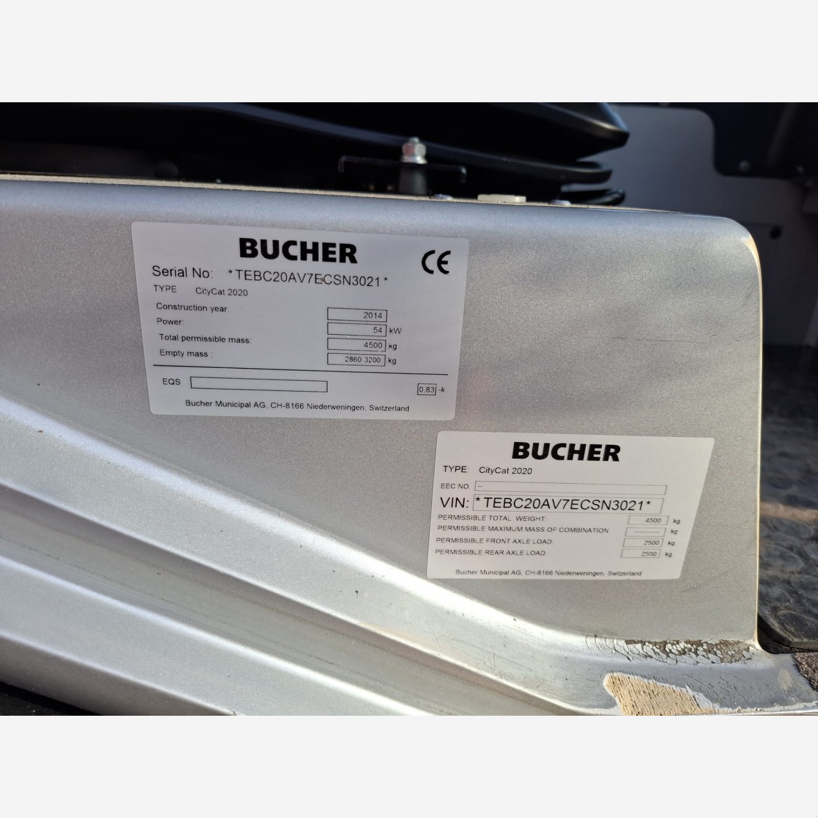 Kehrmaschine типа Bucher CityCat 2020, Gebrauchtmaschine в Oelde (Фотография 13)