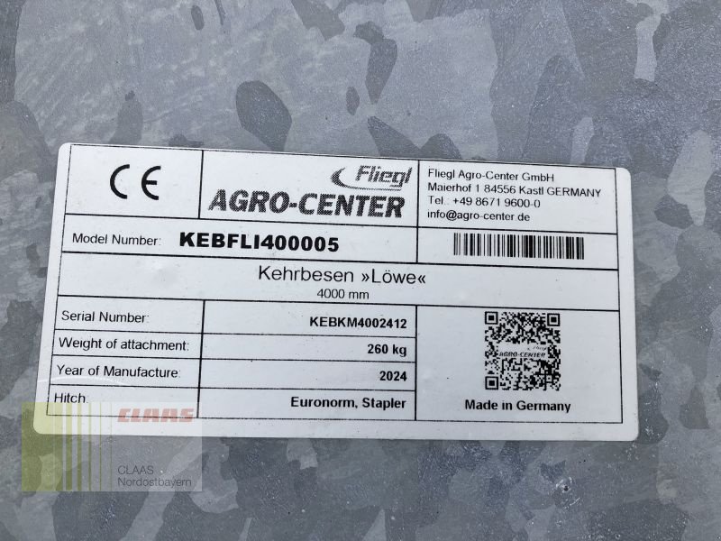 Kehrmaschine του τύπου Fliegl KEBFLI400005 LÖWE 4.000MM, Neumaschine σε Schwend (Φωτογραφία 16)