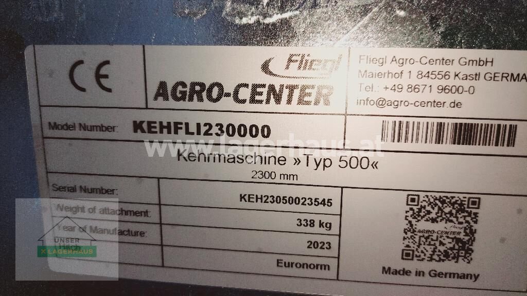 Kehrmaschine typu Fliegl KEH 230 TYP 500, Neumaschine v Aschbach (Obrázek 5)