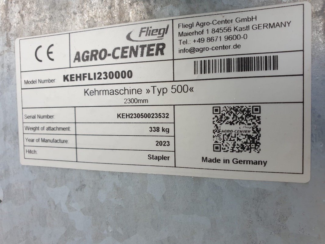 Kehrmaschine tip Fliegl KEHRMASCHINE TYP 500, Neumaschine in Sittensen (Poză 7)