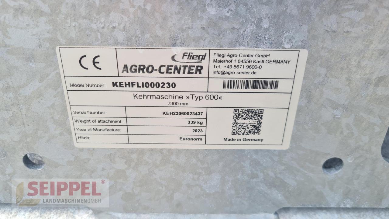 Kehrmaschine του τύπου Fliegl TYP 600 2300MM, Neumaschine σε Groß-Umstadt (Φωτογραφία 3)