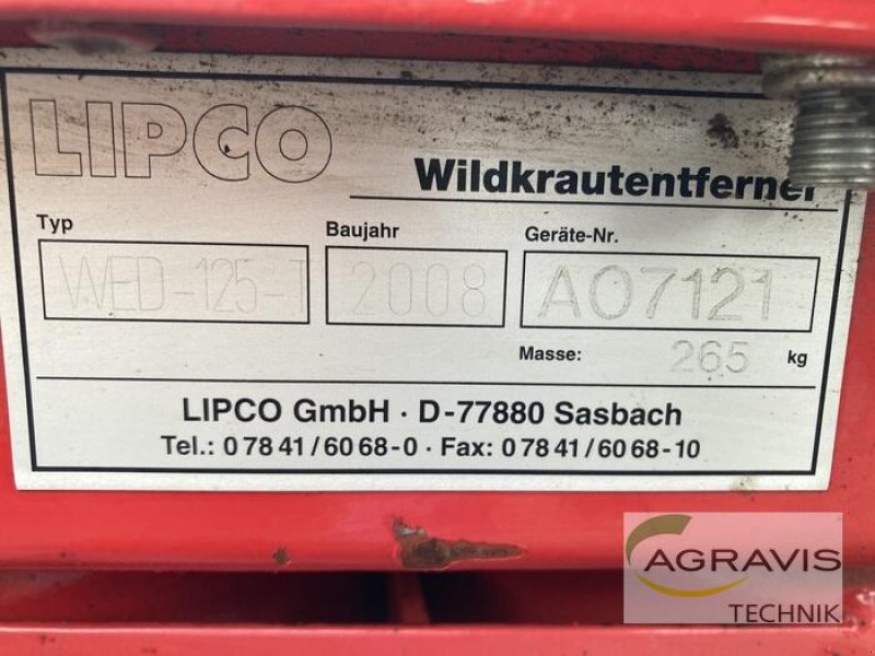 Kehrmaschine des Typs Lipco WILDKRAUTBÜRSTE, Gebrauchtmaschine in Lennestadt (Bild 11)